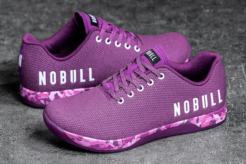 Men's Nobull Purple Heather Trainers Purple | SG G2219S